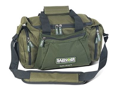 Saeger 10IT4039507225438IT10 Saenger Spin Bag, Borse per Pesca a Spinning in 2 Misure, con 3 Scatole per Esche Incluse, Idrorepellente, Materiale: Poliestere 600D, Saenger Spin Bag L