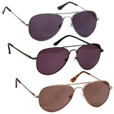 OPULIZE The Reading Glasses Company L'azienda Occhiali Da Lettura Argento Oro Pistola Grigio Metallizzato Lettori Sole Valore 3 Pacco Uomo Donna SSS8-897 +3,00