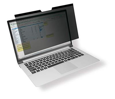 Durable 515457 Filtre de Confidentialité Magnétique pour Macbook Pro 15 avec Pochette Et Chiffon de Nettoyage Anthracite