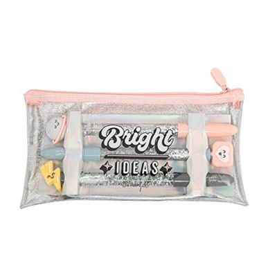Mr. Wonderful - Set of Pencil Case and 3 pens - Bright Ideas