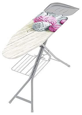 Colombo Tábua de passar Turbo Vapor 120 x 40 cm com suporte para caldeira, metal, cinzento, 120 x 40 cm