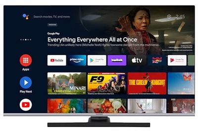 Telefunken 43 Inch QLED TV/Android TV (4K UHD Smart TV, HDR Dolby Vision, Dolby Atmos, Triple Tuner) QU43AN900M