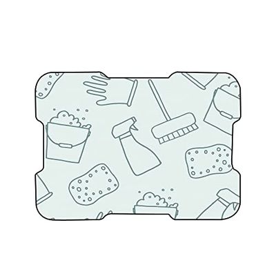 Bonamaison, Tapis de Souris Imprimé Numériquement, Fond Antidérapant, pour Bureau et Maison, Taille: 22x18cm