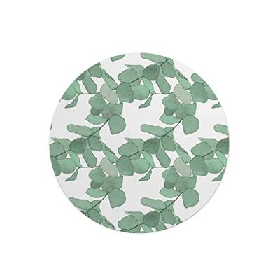 Questo Casa, Round Digital Printed Mouse Pad, Non-Slip Base, for Office and Home, Diameter:22cm