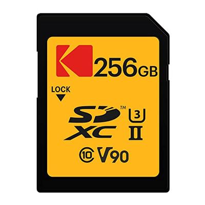 Kodak SD 256GB UHS-II U3 V90 Ultra Pro