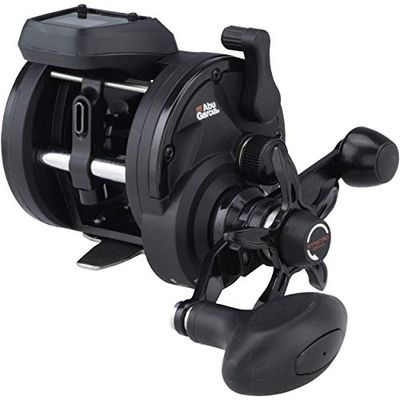 Abu Garcia Ambassadeur Altum DLC, carretel de pesca, bobinas convencionais, pesca convencional, unissexo, preto^prateado, 20 | mão direita