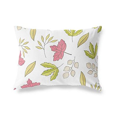 BonaMaison Motif Aléatoire Housse de Coussin Motif, Taie d'oreiller pour Lit Voiture Canapé Maison Salon Chambre, Décoration D'intérieur, 35x50 Cm - Conçu et Fabriqué en Turquie