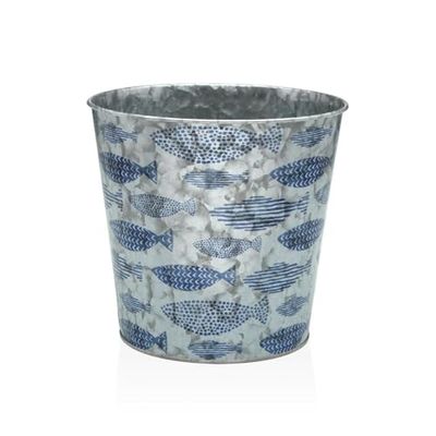 Versa Minimalist Metal Planter 18 x 17 x 18 cm