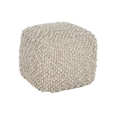 REPOSAPIES LANA ALGODON 45X45X45 TEJIDO A MANO