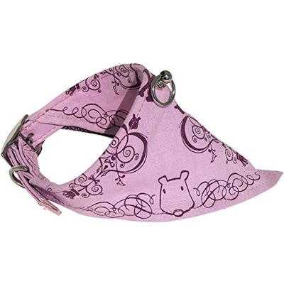 Halsketting Bandana stof strand roze 29 tot 37