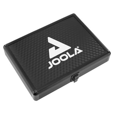 JOOLA ALU BAT CASE Coffret en aluminium noir pour raquettes de tennis de table, Taille unique