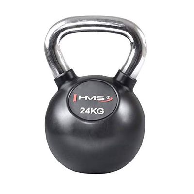 HMS Unisex's 17-64-057 5907695508796 CAST IJzeren Kettlebell, Zwart, One Size