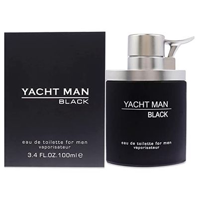 Myrurgia Yacht Noir Eau de Toilette Vaporisateur pour Homme 3.4 onces 100.55 ml