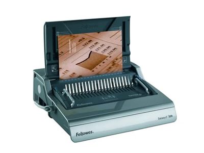 Fellowes Galaxy E-500 - Encuadernadora eléctrica de canutillo de plástico, uso intenso