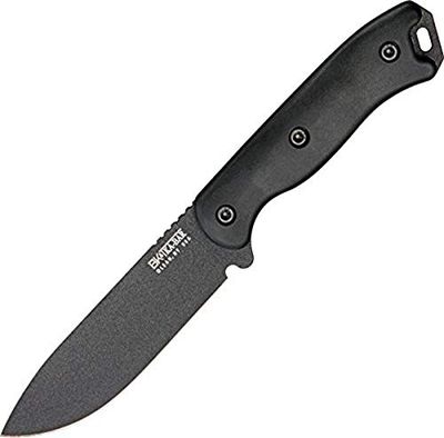 Ka-Bar Becker Short Drop Point Veldmes - Zwart