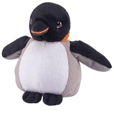 Wild Republic Pocketkins Eco Manchot Empereur, Animal en Peluche, 12 cm, Jouet en Peluche, Fabriqué à partir de Matériaux Recyclés, Écologique