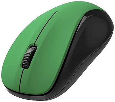 Hama MW-300 V2 Souris sans Fil - Technologie 2.4Ghz, Capteur 1600 dpi, Clics Silencieux, Ambidextre - Verte