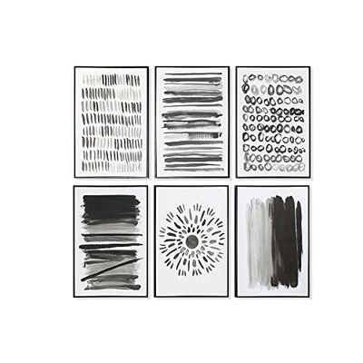 Cuadro de la Marca DKD Home Decor Abstracto (6 Piezas) (40 x 3 x 60 cm) (Referencia: S3017814)