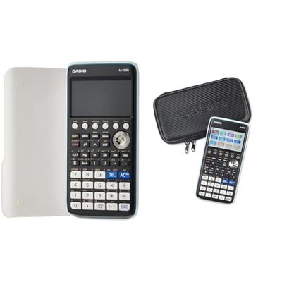 Casio FX-CG50 Kalkylator, Svart, En Storlek & Skyddsfodral för Grafisk Räknare