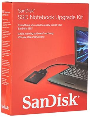 SanDisk Notebook Upgrade Kit,SDSSD-UPG-G25, Black