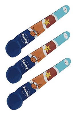 Fashy Neopren-Tauchfahnen Bandera de Buceo, Unisex niños, Azul Claro, Talla única