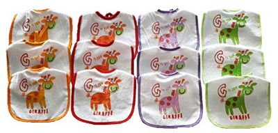 Duffi baby 1183-00 slabbetjes strik, 20 x 20 cm