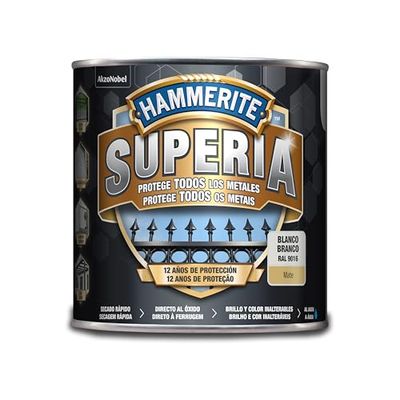 Hammerite Superia lakier ochronny do wody, matowy, 2,5 l, biały