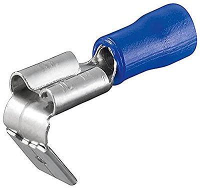 Goobay 17012 Piggy back TAB terminal blue - plug- in size: 6.4 mm x 0.8 mm; 15 A