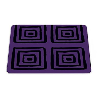 Bonamaison, Tappetino per mouse rettangolare, con stampa digitale, antiscivolo, per ufficio e casa, dimensioni: 22 x 18 cm