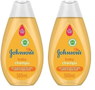 Johnson's Baby, Champú clásico, Pelo suave, brillante e hidratado, 500 ml (Paquete de 2)