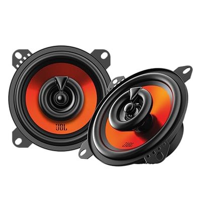 JBL Stage1 GEN2 42F – 4 inch (100mm) 2-Way Coaxial Car Speakers – 40W RMS – 210W Peak – Compact Fit – OEM Replacement – Easy Install Audio – No Grille – Pair