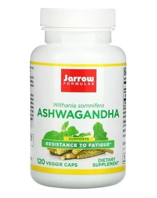 Jarrow Formulas Ashwagandha 300mg - 120 cápsulas vegetales, Suplemento natural para el estrés y el bienestar
