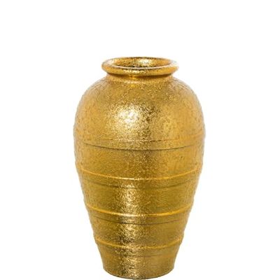Alexandra House Living Gouden vaas, keramiek, 25 x 24 x 38 cm