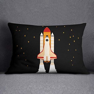 BonaMaison Nouveaux Beaux Designs Modernes Housse de Coussin Motif, Taie d'oreiller pour Lit Voiture Canapé Maison Salon Chambre, Décoration D'intérieur, 35x50 Cm - Conçu et Fabriqué en Turquie