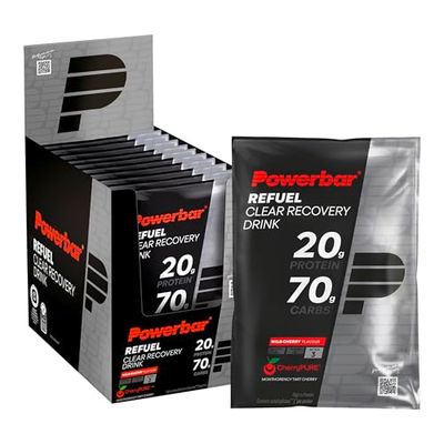 Powerbar - Black Line - Refuel - Clear Recovery Drink - Wild Cherry - 10x97g
