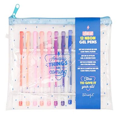 Mr.Wonderful Set 12 coloured pens - Amazing things are coming