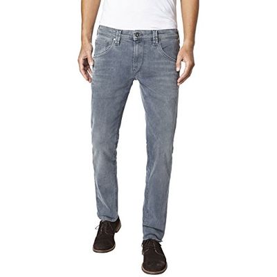 Pepe Jeans Zinc jeans voor heren, Grijs Denim (Grey Used), 36W x 34L
