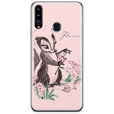 ERT GROUP mobiltelefonfodral för Samsung A20S originalt och officiellt licensierat Disney mönster Flower Skunk 001 optimalt anpassad till formen på mobiltelefonen, fodral tillverkad av TPU-plast