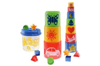 Schuster Gowi 453-20 - Pirámide de 20 cubos, 73 cm , color/modelo surtido