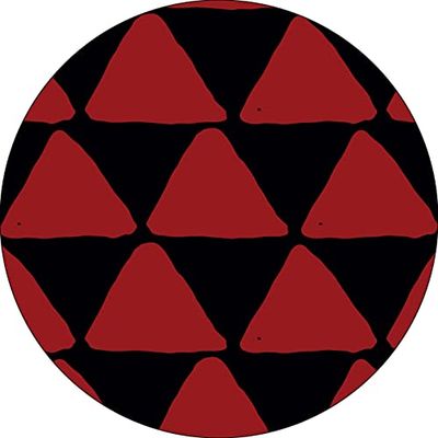 Bonateks, Round Digital Printed Mouse Pad, Non-Slip Base, for Office and Home, Diameter:22cm