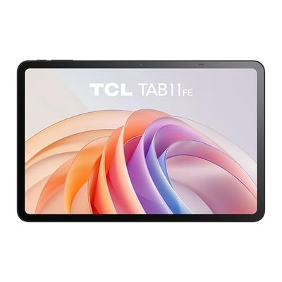 TCL Tab 11 Gen 2 FE Display 11 inch NXTVISION Helio G80 Octa-Core processor, 8 GB RAM (4 GB + 4 GB RAM uitbreiding), 128 GB uitbreidbaar geheugen, 8000 mAh batterij, Android 14, elegant design, zwart