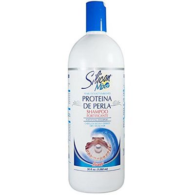 Silicon Mix – Pearl Protein Shampoo – Unisex – 36 fl oz (1060 ml) – Strengthen & Shine with Marine Pearl Extract