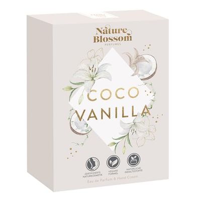 Nature Blossom Coffret cadeau Coco Vanilla EDP 50 ml + crème pour les mains 50 ml