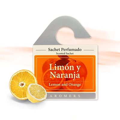 Låda med 6 doftpåsar, doftcitron och orange