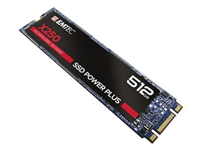 EMTEC - SSD Interno M2 SATA x250 512 GB Power Plus 3D NAND