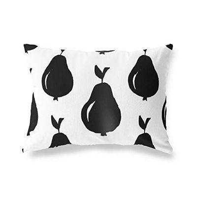 BonaMaison Motif Aléatoire Housse de Coussin Motif, Taie d'oreiller pour Lit Voiture Canapé Maison Salon Chambre, Décoration D'intérieur, 35x50 Cm - Conçu et Fabriqué en Turquie