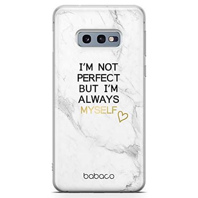 ERT GROUP mobiltelefonfodral för Samsung S10e originalt och officiellt licensierat Babaco mönster Positive vibes 005 optimalt anpassad till formen på mobiltelefonen, fodral tillverkad av TPU-plast