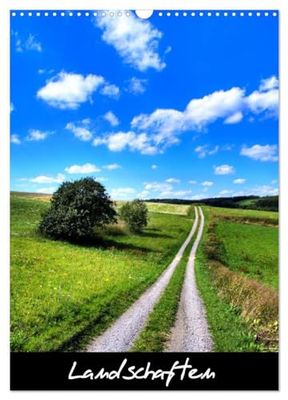Landschaften (Wandkalender 2026 DIN A3 hoch), CALVENDO Monatskalender: Deutschland in 12 wunderschönen Landschaftsaufnahmen.