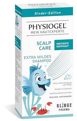 PHYSIOGEL Scalp Care Extra milde shampoo 200 ml - Kids Edition - milde reiniging en verzorging voor geïrriteerde, geïrriteerde, droge hoofdhuid - irritaties verminderende vochtshampoo