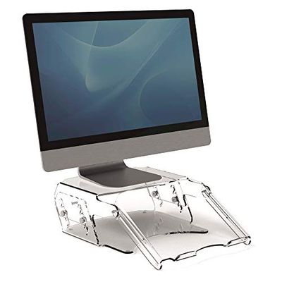 Fellowes - Soporte para monitor regulable con atril para documentos Clarity